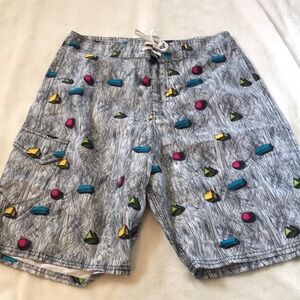 Bristol Club Board Shorts Geometrical Shapes Men’s 28